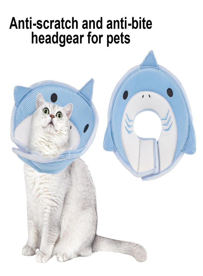 Friusate Cat Recovery Collar - Soft, Adjustable, Breathable, Lightweight Cat Cone to Stop Licking - After Surgery - Image 3